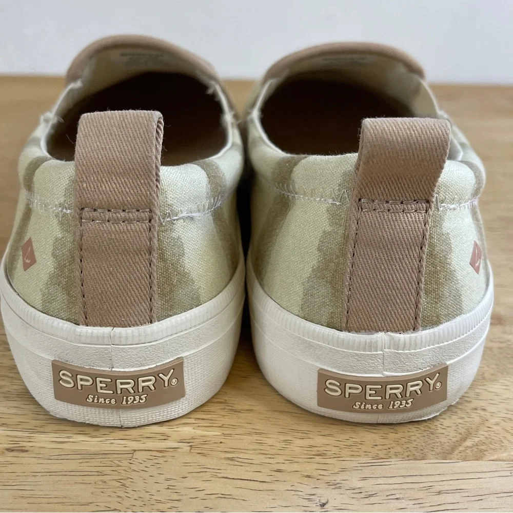 Sperry Women's Crest Tie Dyed Slip on Sneakers Sz 8